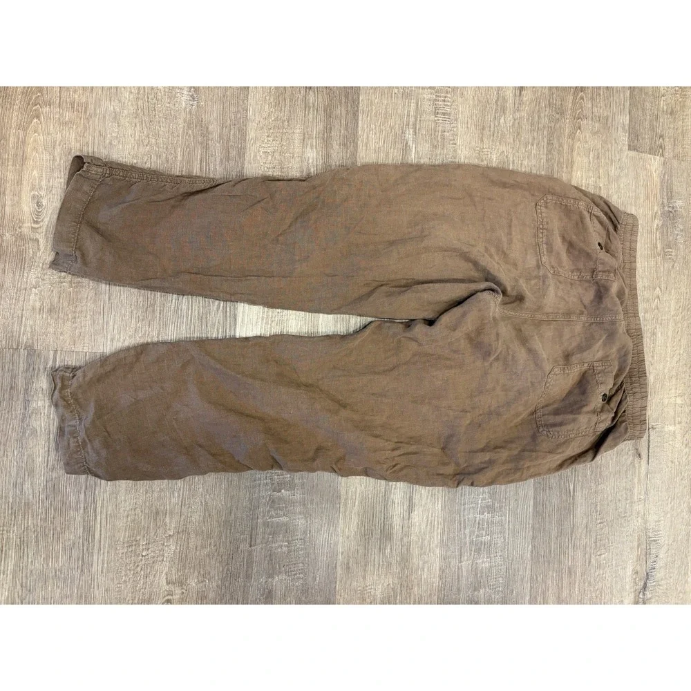 Todd Snyder Brown Utility Jogger Pants Mens Elastic Waist Cuffed Workwear Sz L